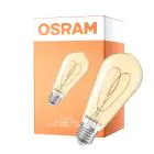 Osram Vintage 1906 LED E27 Edison Filament Gull 4.9W 470lm - 922 Ekstra Varm Hvit | Beste Fargegjengivelse - Dimbar - Erstatter 40W