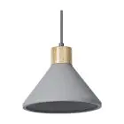Ledvance Decor Betong/Stål/Tre Pendel Lampe 220 Mørk Grå | Egnet for E27