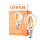 Osram LED Classic LED E14 Pære Filament Klar 1.2W 255lm - 840 Kald Hvit | Erstatter 25W