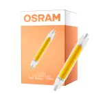 Osram LED Slim Line R7S LED R7S 118mm Klar 8W 806lm - 827 Ekstra Varm Hvit | Erstatter 60W