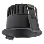 Ledvance LED spot Mørklight Aluminium svart 8W 640lm 36D - 927 ekstra varm hvit | Utskjæring 68mm - IP44 - beste fargegjengivelse - dimbar