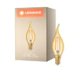 Ledvance Vintage 1906 LED E14 Mignon gull 2.5W 220lm - 824 ekstra varm hvit | erstatter 22W
