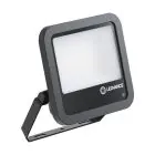 Ledvance LED Flomlys Aluminium Svart 69W 10000lm 100D - 840 Kald Hvit | IP66 - Lyssensor - Symmetrisk