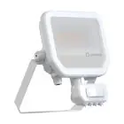 Ledvance LED Flomlys Aluminium Hvit 17W 2200lm 100D - 830 Varm Hvit | IP65 - Bevegelses- Og Lyssensor - Symmetrisk