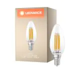 Ledvance Classic LED E14 Mignon Filament Klar 3.4W 470lm - 827 Ekstra Varm Hvit | Dimbar - Erstatter 40W