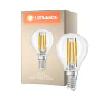 Ledvance Classic LED E14 Pære Filament Klar 3.4W 470lm - 827 Ekstra Varm Hvit | Dimbar - Erstatter 40W
