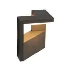 Ansell LED Veggbelysning Arco grafitt 11W 643lm - 840 kald hvit | IP54