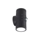 Ansell Veggbelysning Reef Svart Up & Down - Udendørs - 10W 885lm 90D - 830-840-860 CCT | IP65 -Bevegelses- og Lyssensor