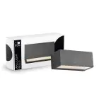 D'Lite Veggbelysning Bello Svart Up & Down 12W 850lm - 830 Varm Hvit| IP54