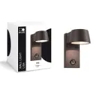 D'Lite Veggbelysning Lira Svart 7W 600lm 830 Varm Hvit | IP54 - Bevegelsessensor
