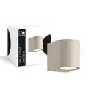 D'Lite Veggbelysning Vossem Beige| IP54 - Egnet for 1x GU10 