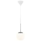 Nordlux Café Pendel Lampe Glass Hvit | Egnet for E27