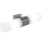 Nordlux Tangens Veggbelysning Glass og Metall Grå | IP44 - Egnet for 2x E14