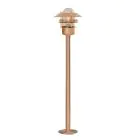 Nordlux Blokhus Sokkelampe Kobber og Glass Kobber | IP54 - Egnet for E27