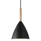 DFTP by Nordlux Pure 20 Pendel Lampe Metall og Tre Svart | Egnet for E27