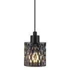Nordlux Hollywood Pendel Lampe Glass Grå | Egnet for E27