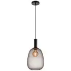 Nordlux Alton Pendel Lampe Glass Svart | Egnet for E27