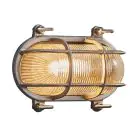 Nordlux Helford Veggbelysning Messing og Glass Nikkel | IP64 - Egnet for E27