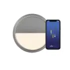 Nordlux Ava Smart LED-taklampe grå 9.5W 600lm 159D – 827 - ekstra varm hvit | dimbar - IP54