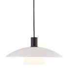 Nordlux Verona Pendel Lampe Glass Svart | Egnet for 1x E27