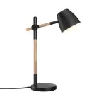 Nordlux Bordlampe Theo Metall og Tre Svart | Egnet for GU10