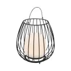 Nordlux Bordlampe Jim To-Go Portable Batteri Metall Svart 3W 300lm - 827 Ekstra Varm Hvit | 3-Trinn Dimbar 