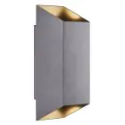 Nordlux Nico Veggbelysning Aluminium Antrasitt Up & Down | IP54 - Egnet for 2x GU10
