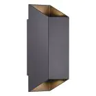 Nordlux Nico Veggbelysning Aluminium Svart Up & Down | IP54 - Egnet for 2x GU10