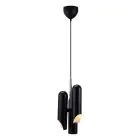 DFTP by Nordlux Rochelle Pendel Lampe Metall Svart | 207mm - Egnet for 3x GU10