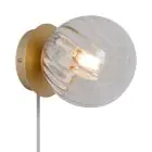 Nordlux Chisell Veggbelysning Metall og Glass Messing | Egnet for E14