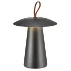 Nordlux Bordlampe Ara Batteri Aluminium Svart 2W 240lm - 830 Varm Hvit | Dimbar Touch