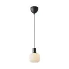 Nordlux Milford Mini Svart Pendel Lampe Glass Svart | Egnet for 1x E27