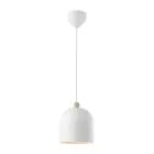 Nordlux Gaston Pendel Lampe Metall og Tre Hvit | Egnet for E27
