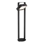 Nordlux Saulio Sokkelampe Aluminium Svart 4.45W 370lm - 830 Varm Hvit | IP44 - Solar