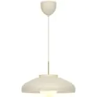DFTP by Nordlux Latif Pendel Lampe Metall og Glass Beige | 400mm - Egnet for E14