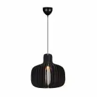 Nordlux Hazo 43 Pendel Lampe Tre Svart | Egnet for 1x E27