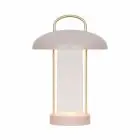 Nordlux Bordlampe Mirano Metall og Glass Rosa 3W 150lm - 830 Varm Hvit | 3-Trinn Dimbar