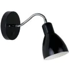 Nordlux Cyclone Veggbelysning Metall Svart | Egnet for E14