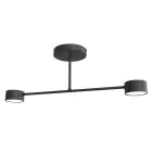 Emibig Taklampe Halo Stål Svart | Egnet for 2x GX53 - Max 8W