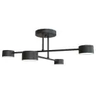 Emibig Taklampe Halo Stål Svart | Egnet for 4x GX53 - Max 8W