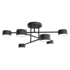 Emibig Taklampe Halo Stål Svart | Egnet for 6x GX53 - Max 8W