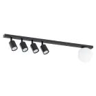 Emibig Taklampe Baster Stål Svart | Egnet for 4x GU10 - Max 8W, 1x E14 - Max 10W
