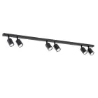 Emibig Taklampe Flash Stål Svart | Egnet for 6x GU10 - Max 8W
