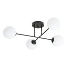 Emibig Taklampe Roma Stål Svart | Egnet for 4x E14 - Max 10W