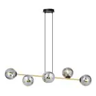 Emibig Pendel Lampe Gravity Stål Svart | Egnet for 6x E14 - Max 10W