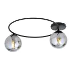 Emibig Taklampe Sopra Stål Svart | Egnet for 2x E14 - Max 10W