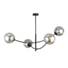 Emibig Taklampe Hunter Stål Svart | Egnet for 4x E14 - Max 10W