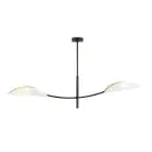 Emibig Taklampe Lotus Stål Svart | Egnet for 2x E14 - Max 10W