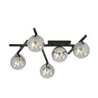Emibig Taklampe Smart Stål Svart | Egnet for 5x E14 - Max 10W