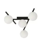 Emibig Taklampe Smart Stål Svart | Egnet for 4x E14 - Max 10W